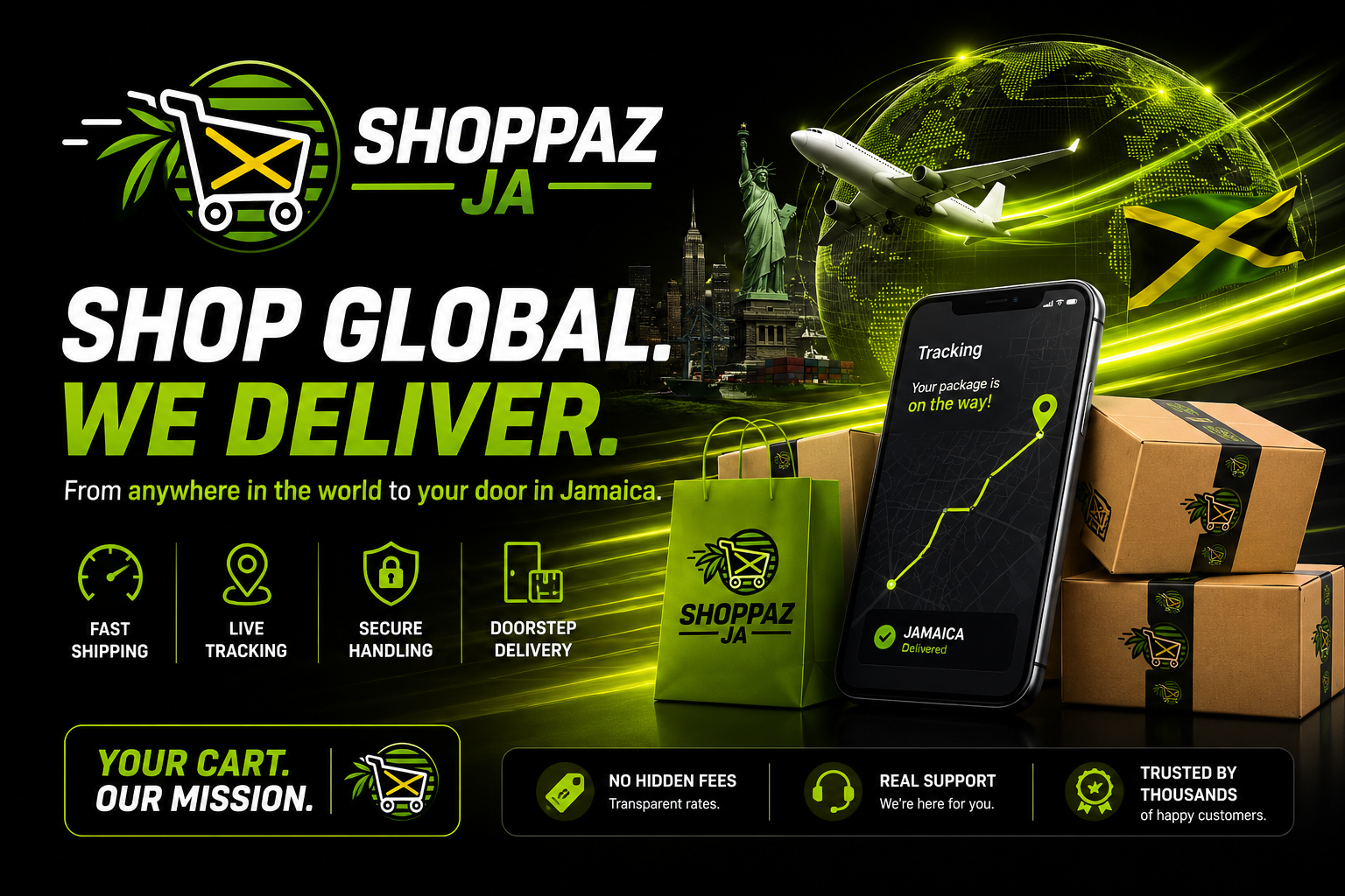How to shop in the U.S. and ship to Jamaica